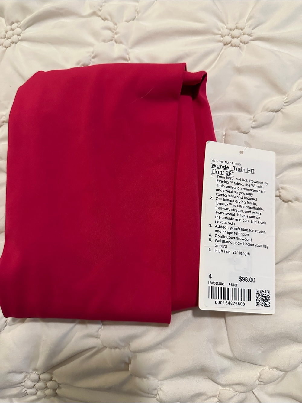 Hot pink lululemon leggings
